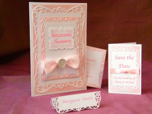 A coordinated set of stationery